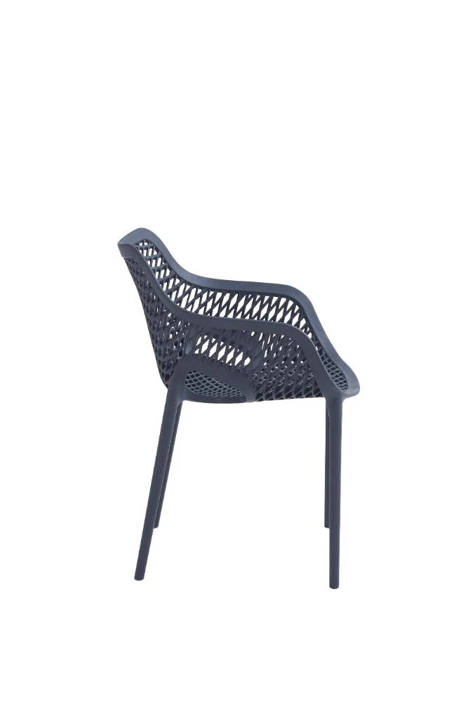 Silla con Brazos Miame, Gris Oscuro, con espaldar y diseño moderno - Image 5