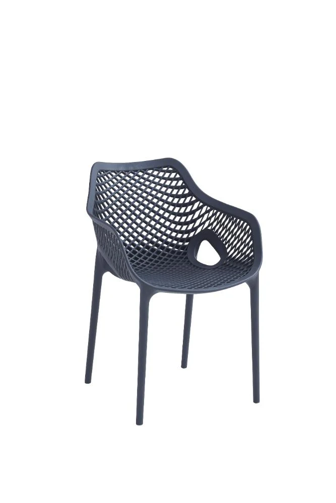 Silla con Brazos Miame, Gris Oscuro, con espaldar y diseño moderno - Image 6