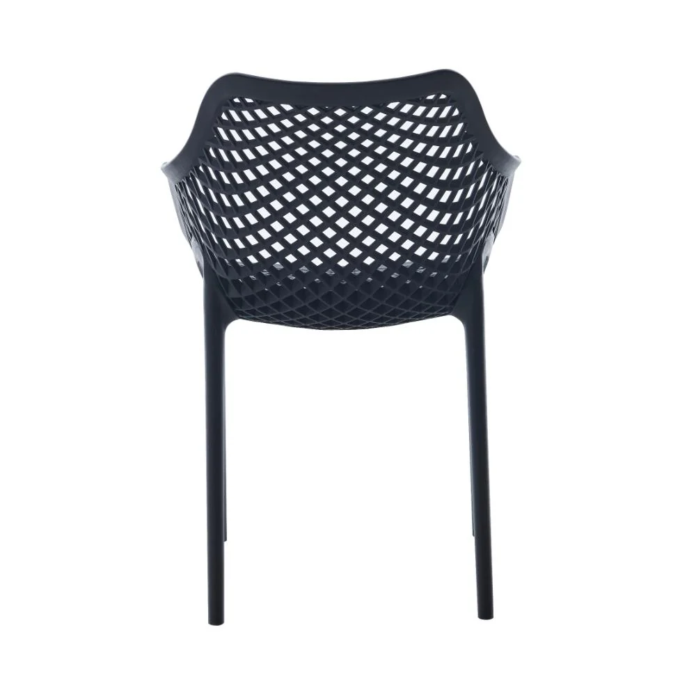 Silla con Brazos Miame, Negro, con espaldar y diseño moderno - Image 4