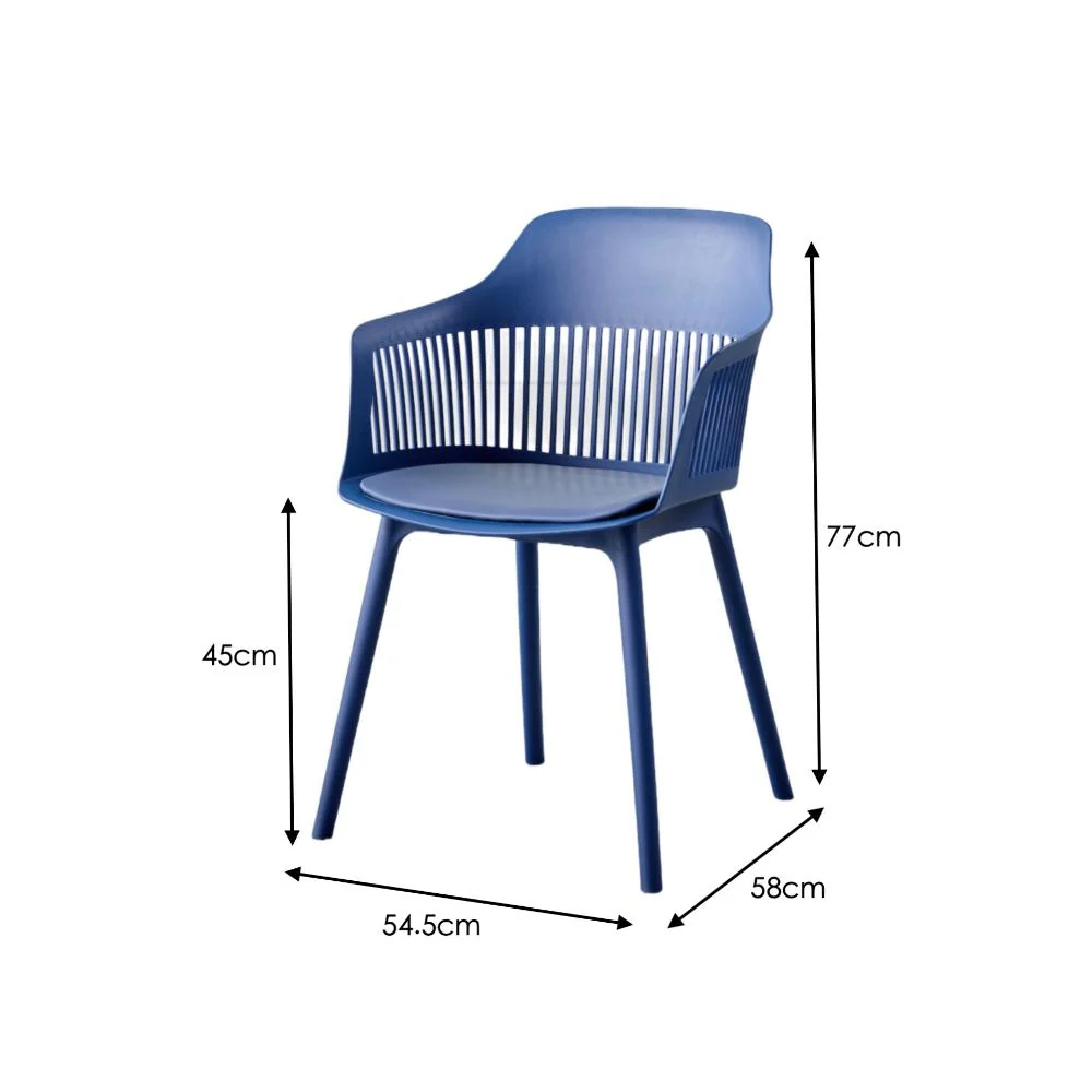 SILLA CON COJIN MAX, COLOR AZUL, CON ESPALDAR Y COJÍN - Image 16