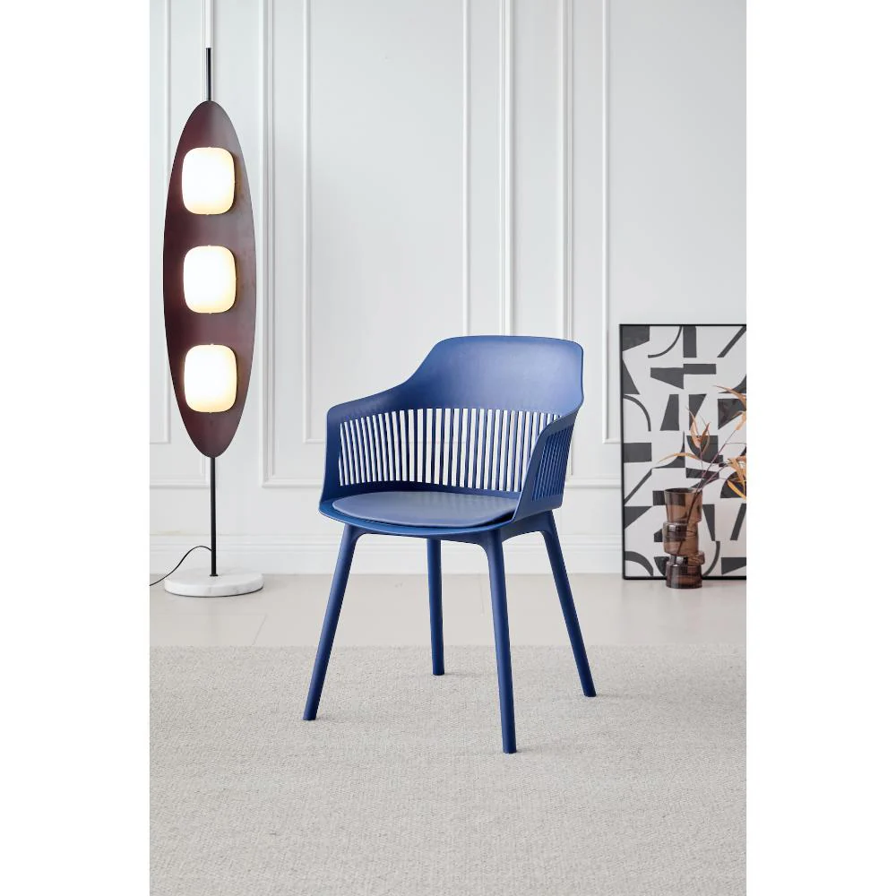 SILLA CON COJIN MAX, COLOR AZUL, CON ESPALDAR Y COJÍN - Image 2