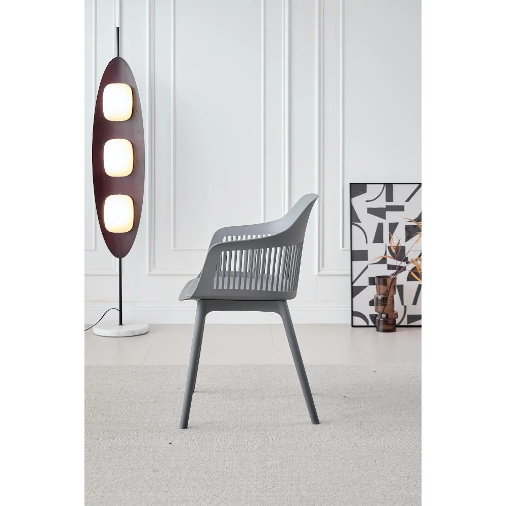 SILLA CON COJIN MAX, COLOR GRIS OSCURO, CON ESPALDAR Y COJÍN - Image 8