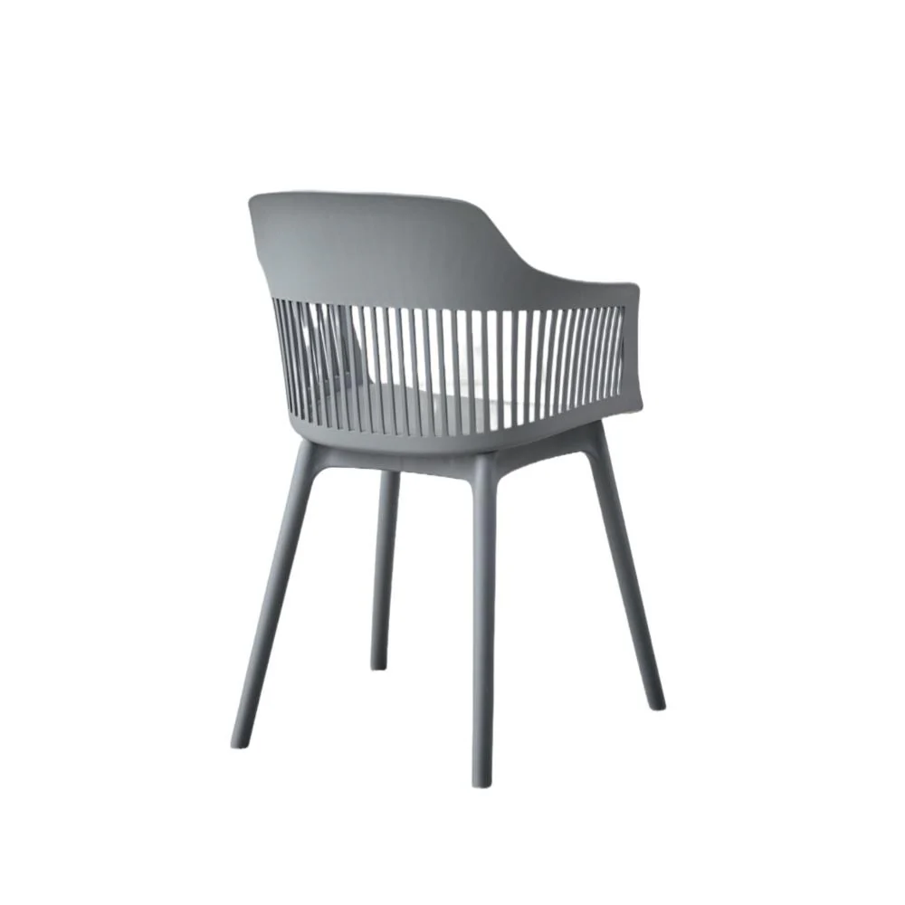 SILLA CON COJIN MAX, COLOR GRIS OSCURO, CON ESPALDAR Y COJÍN X4 - Image 15