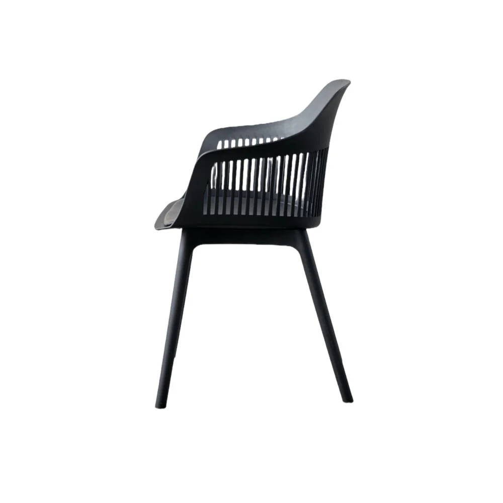 SILLA CON COJIN MAX, COLOR NEGRO, CON ESPALDAR Y COJÍN X4 - Image 9