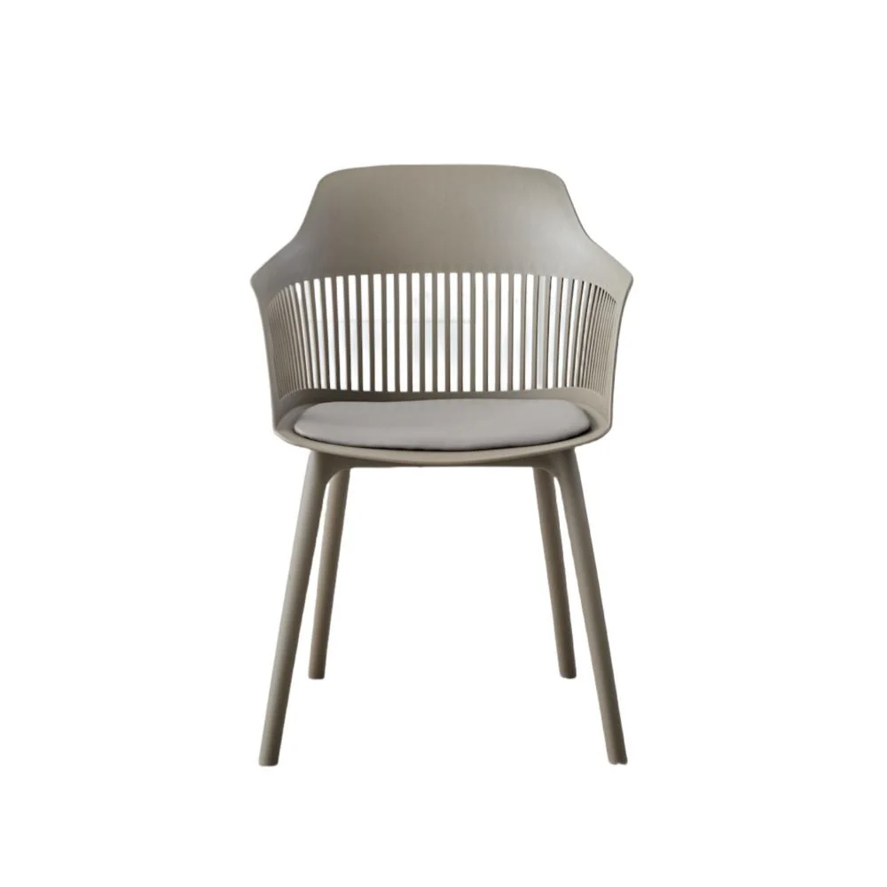 SILLA CON COJIN MAX, COLOR TAUPE, CON ESPALDAR Y COJÍN X4 - Image 13