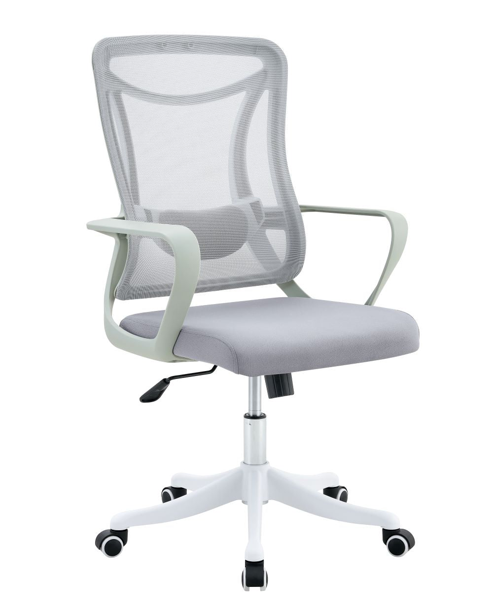 Silla de Escritorio Crown, Gris, ergonómica con altura ajustable - Image 3
