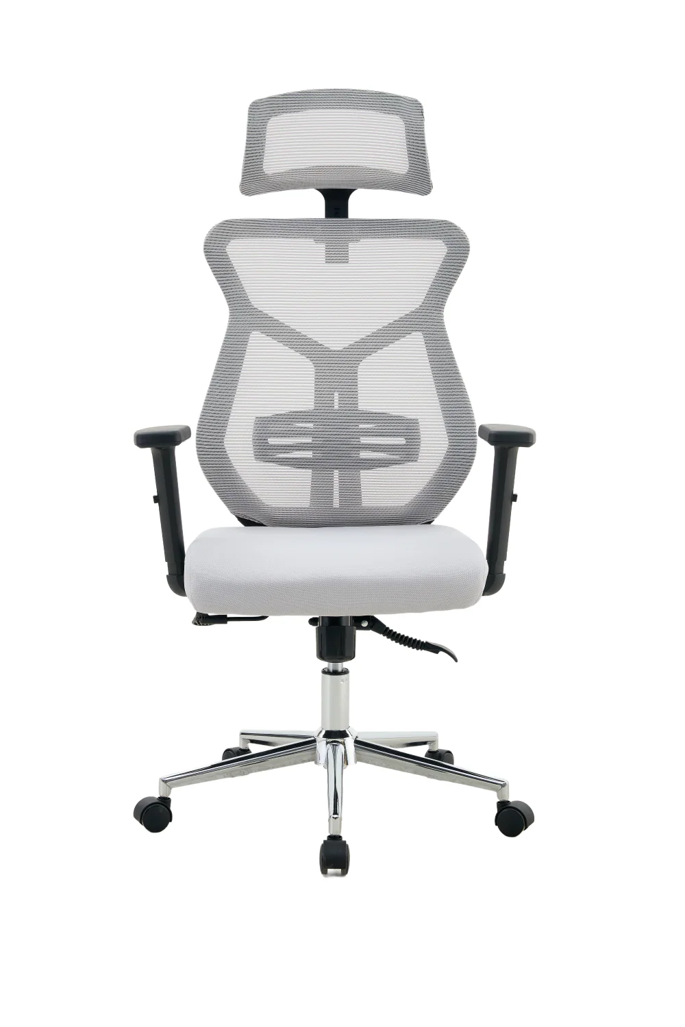 Silla de Escritorio Prime, Gris, ergonómica con altura ajustable - Image 3