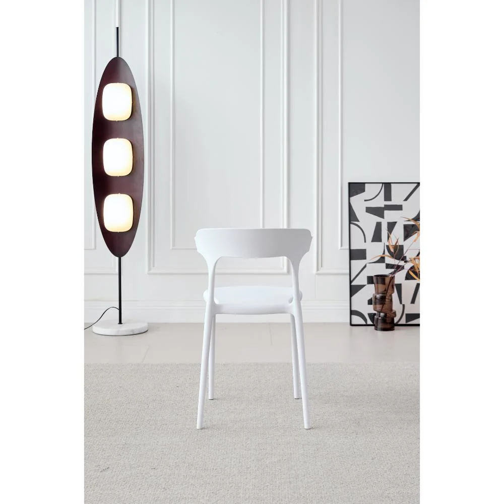 SILLA ELENA, COLOR BLANCO, CON ESPALDAR Y DISEÑO MODERNO - Image 12