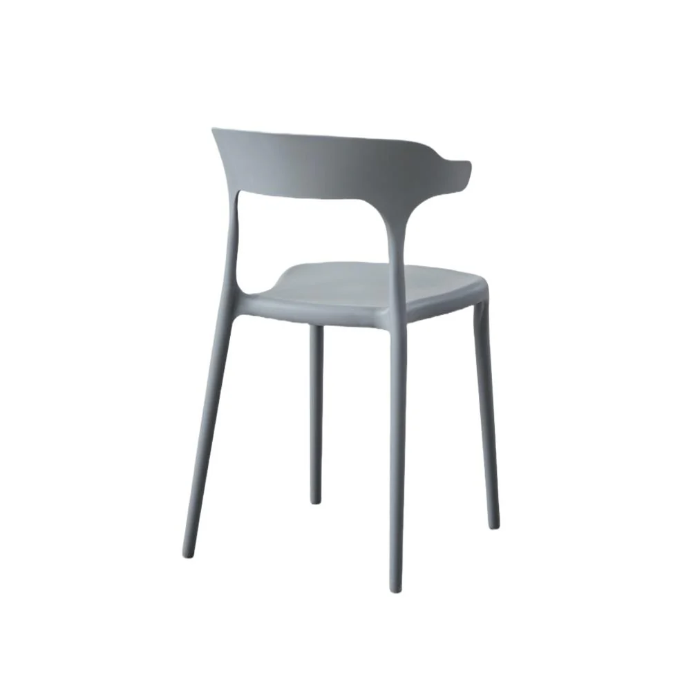 SILLA ELENA, COLOR GRIS OSCURO, CON ESPALDAR Y DISEÑO MODERNO X4 - Image 5