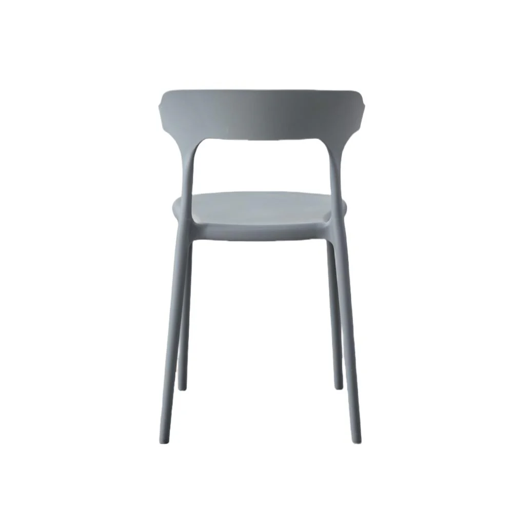 SILLA ELENA, COLOR GRIS OSCURO, CON ESPALDAR Y DISEÑO MODERNO X4 - Image 6