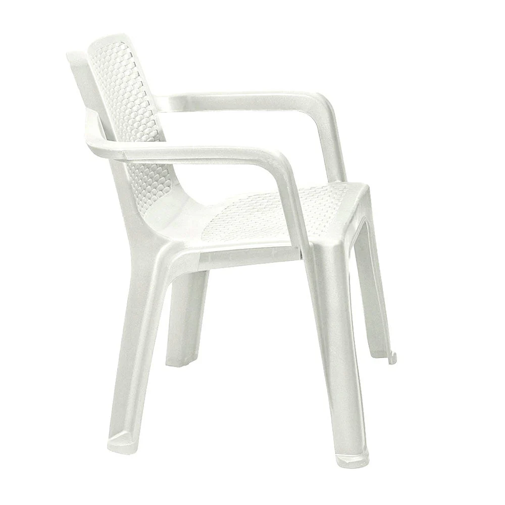 Silla Eterna Con Brazos Blanco Arena - Image 3