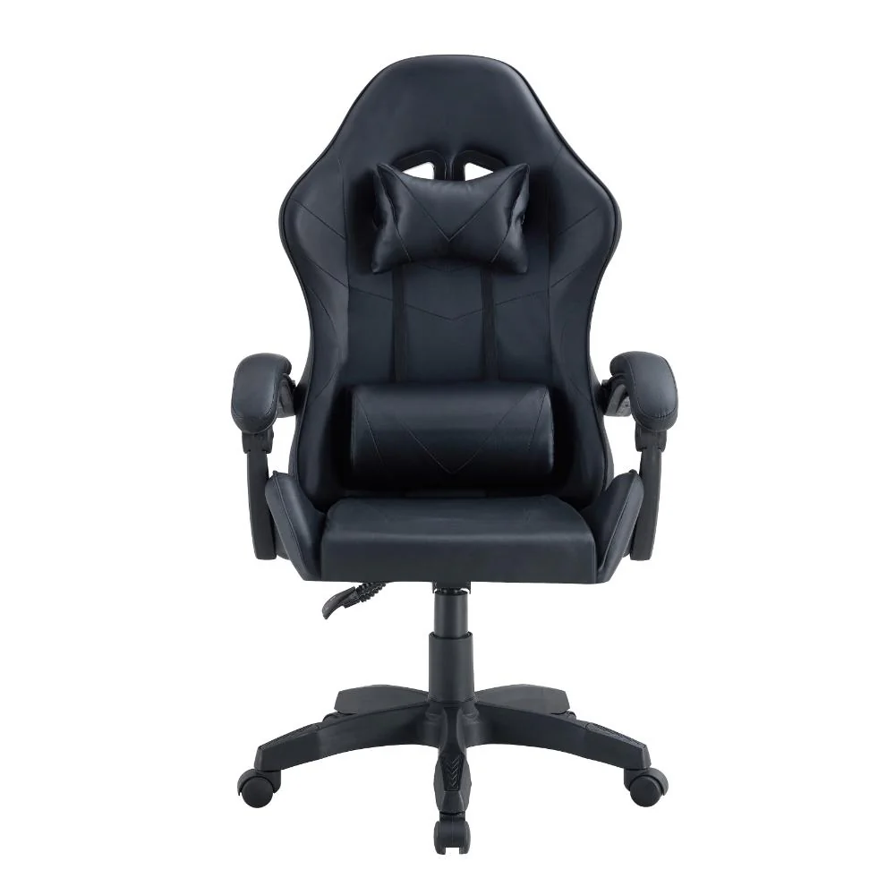 SILLA GAMER YEKSON, NEGRO, CON CÓMODO ESPALDAR Y RODACHINES - Image 2
