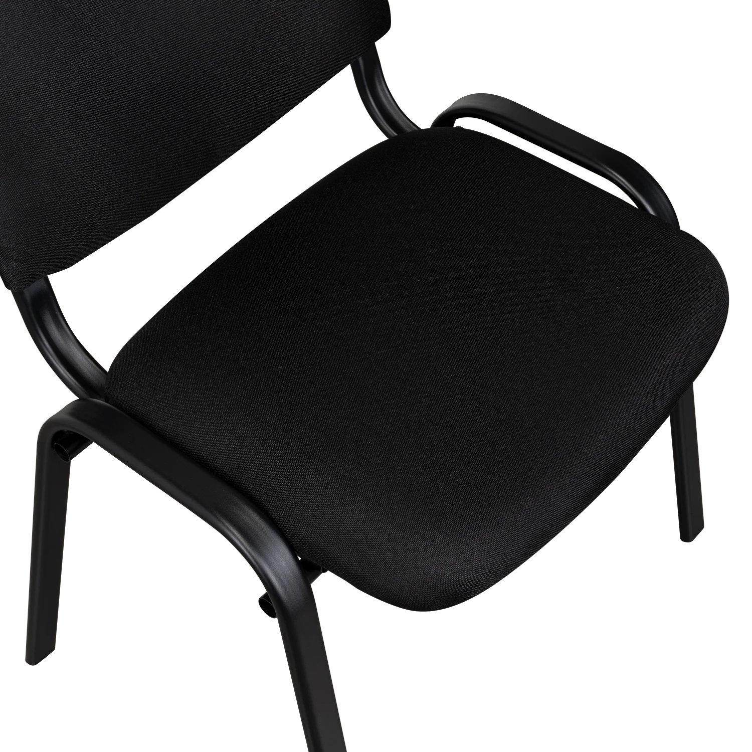 SILLA INTERLOCUTORA, NEGRO, CON ESPALDAR Y DISEÑO SENCILLO - Image 8