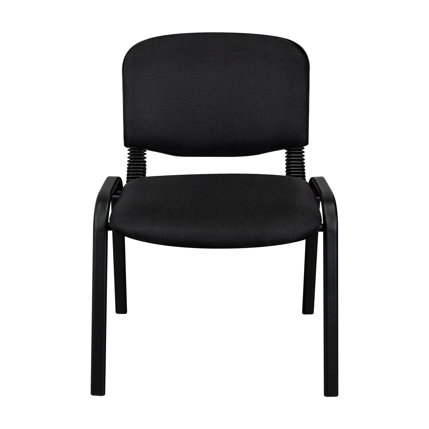 SILLA INTERLOCUTORA, NEGRO, CON ESPALDAR Y DISEÑO SENCILLO SIN BRAZO - Image 2