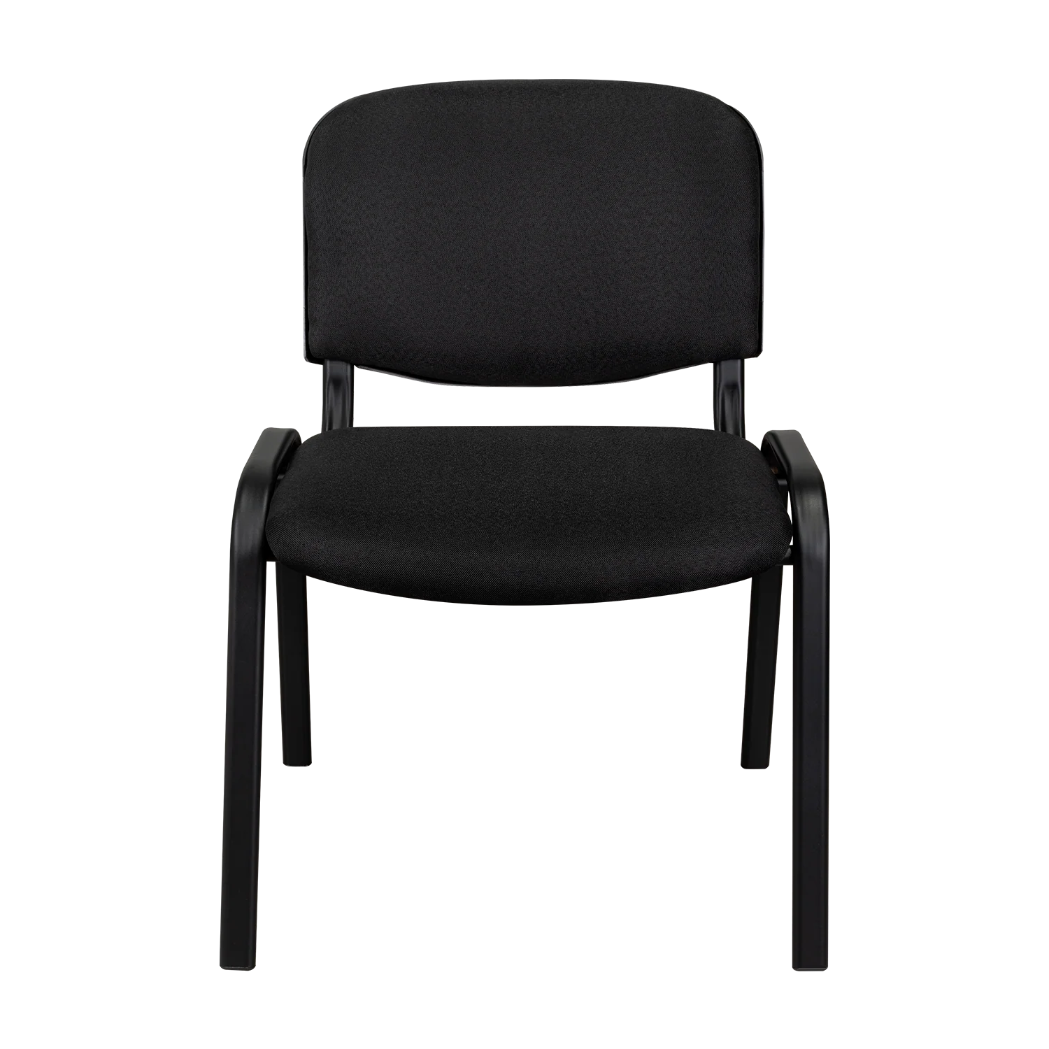 SILLA INTERLOCUTORA, NEGRO, CON ESPALDAR Y DISEÑO SENCILLO X4 - Image 3