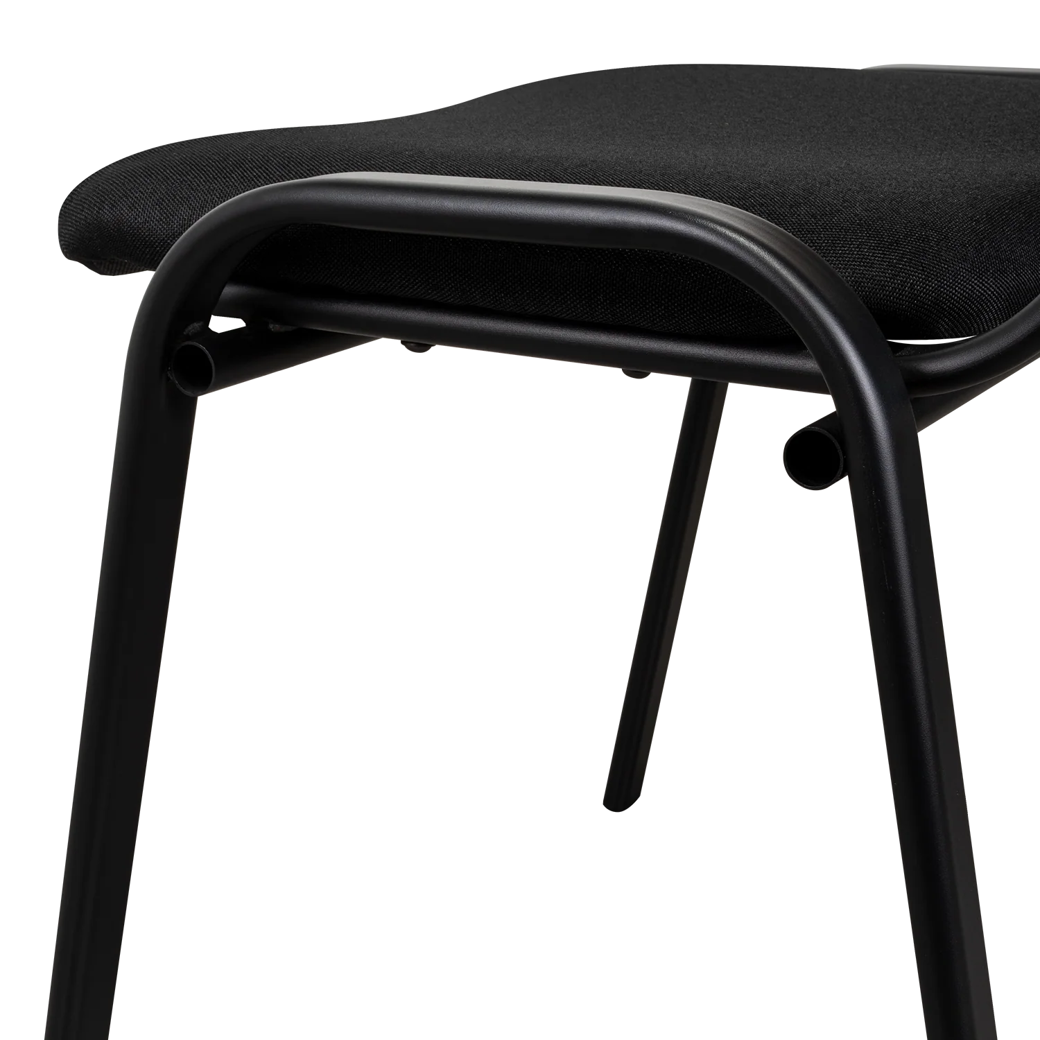 SILLA INTERLOCUTORA, NEGRO, CON ESPALDAR Y DISEÑO SENCILLO X4 - Image 7