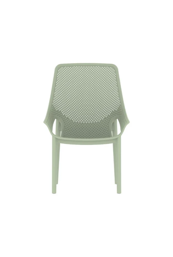 Silla Launge Ibiza, Verdematcha, con espaldar y reposa brazos - Image 3