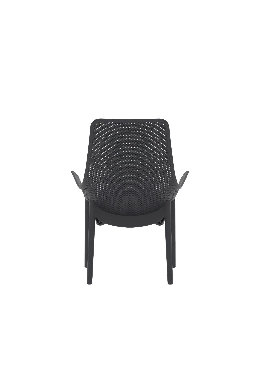 Silla Launge Mayorca, Negro, con espaldar y reposa brazos - Image 6