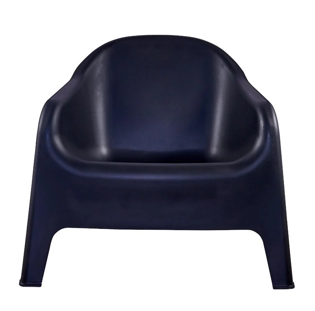 Silla Launge Sun, Negro, cómoda para terraza o jardín - Image 4