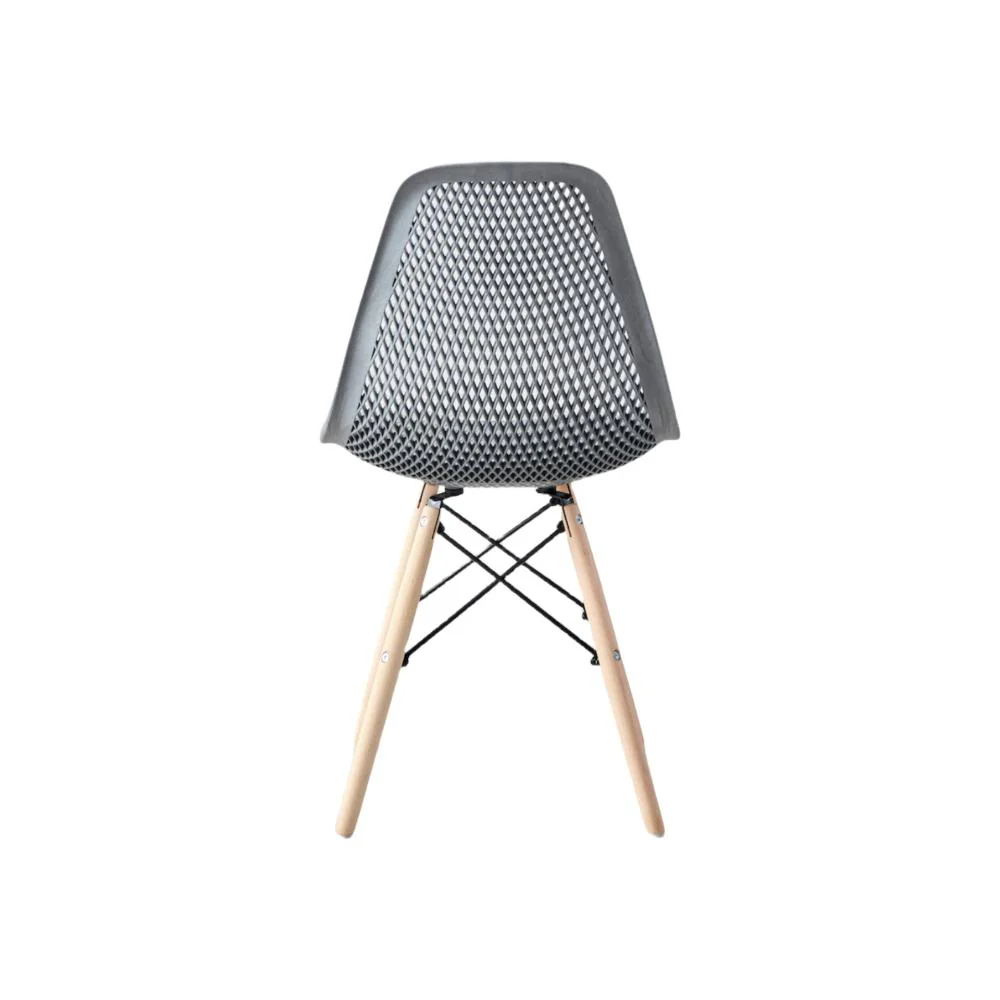 SILLA MARCUS, COLOR GRIS OSCURO, CON ESPALDAR Y PATAS EN MADERA X4 - Image 11