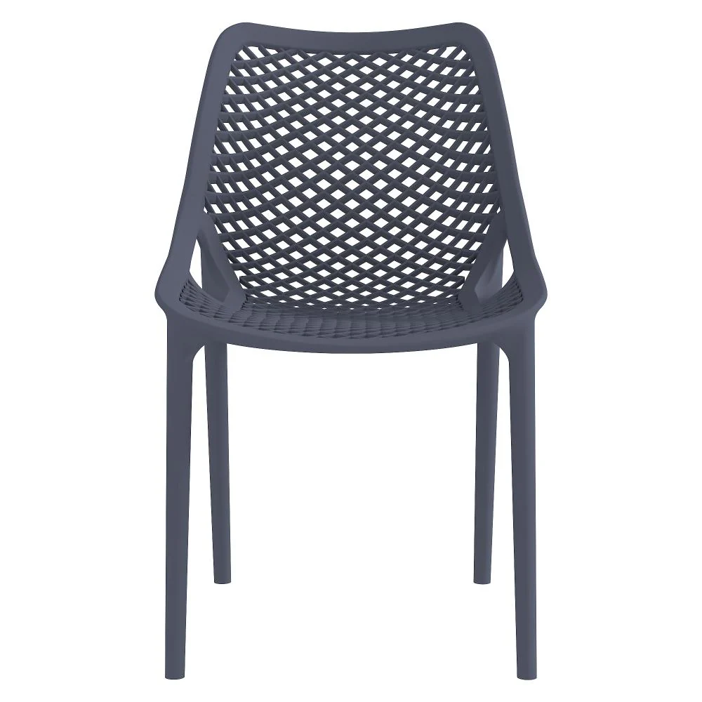 Silla Miame, Gris Oscuro, con espaldar y reposa brazos - Image 4