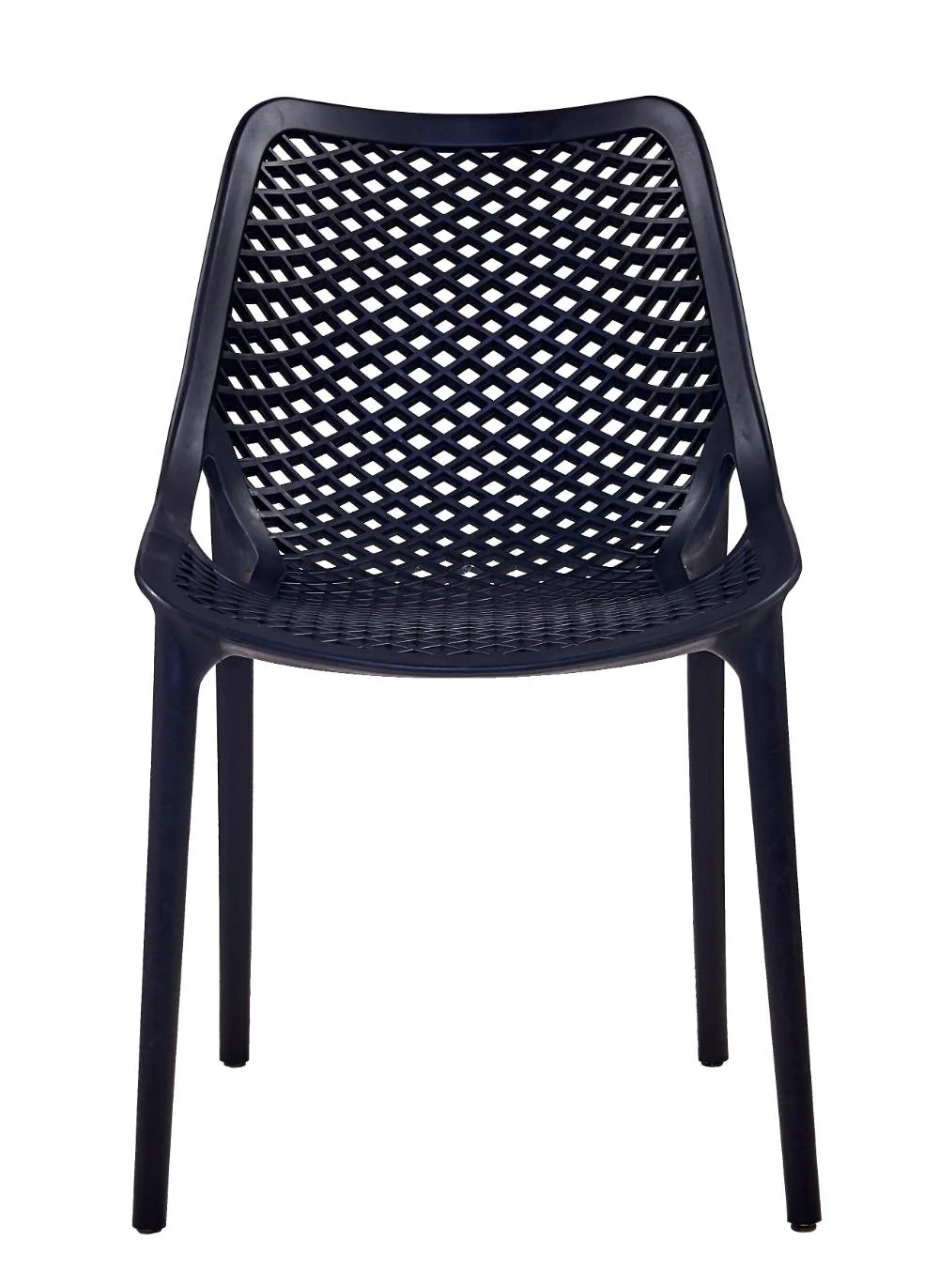 Silla Miame, Negro, con espaldar y reposa brazos - Image 3
