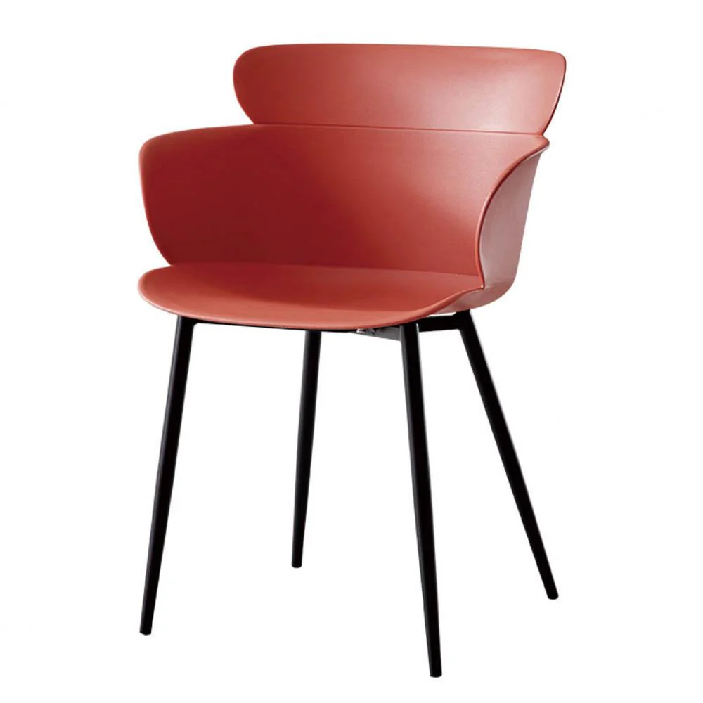 SILLA MIAMI CON BRAZOS, COLOR ROJO, CON ESPALDAR Y DISEÑO MODERNO - Image 9