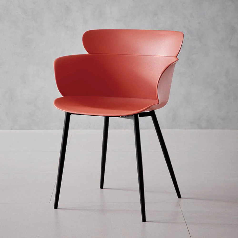 SILLA MIAMI CON BRAZOS, COLOR ROJO, CON ESPALDAR Y DISEÑO MODERNO X4 - Image 4