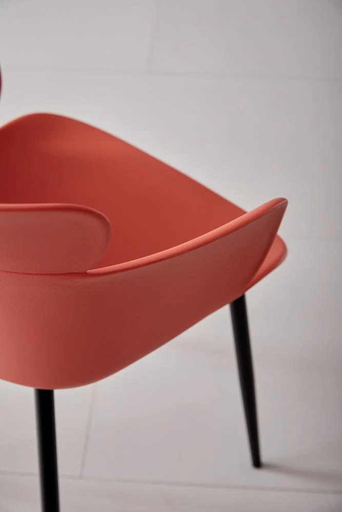 SILLA MIAMI CON BRAZOS, COLOR ROJO, CON ESPALDAR Y DISEÑO MODERNO X4 - Image 9
