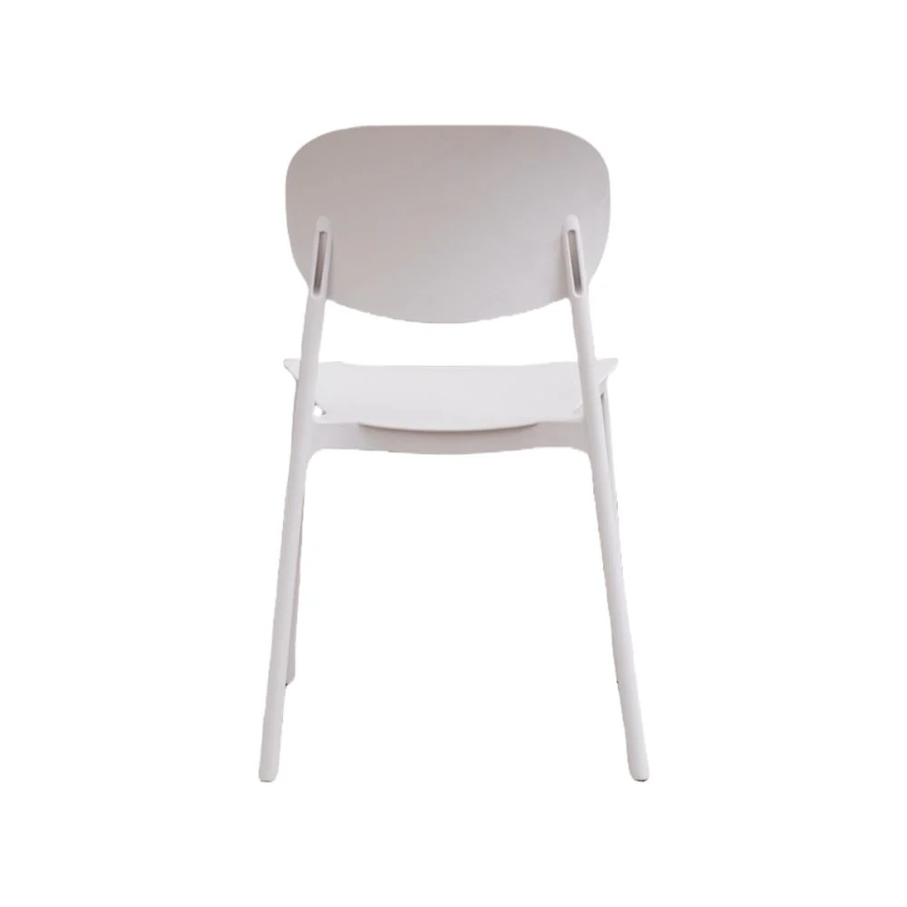 SILLA MILAN, COLOR BLANCO, CON ESPALDAR Y DISEÑO MODERNO X4 - Image 10
