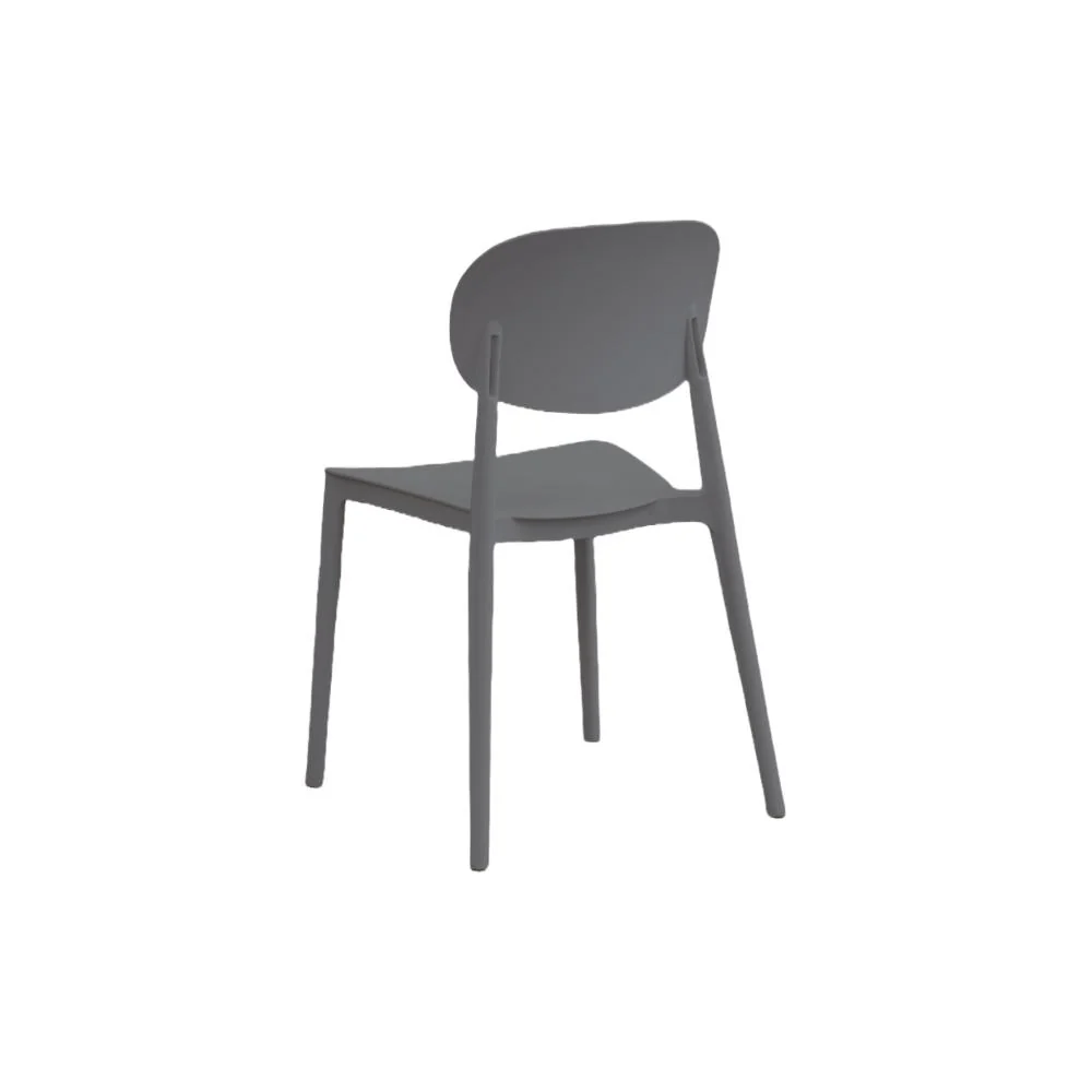 SILLA MILAN, COLOR GRIS OSCURO, CON ESPALDAR Y DISEÑO MODERNO X4 - Image 10