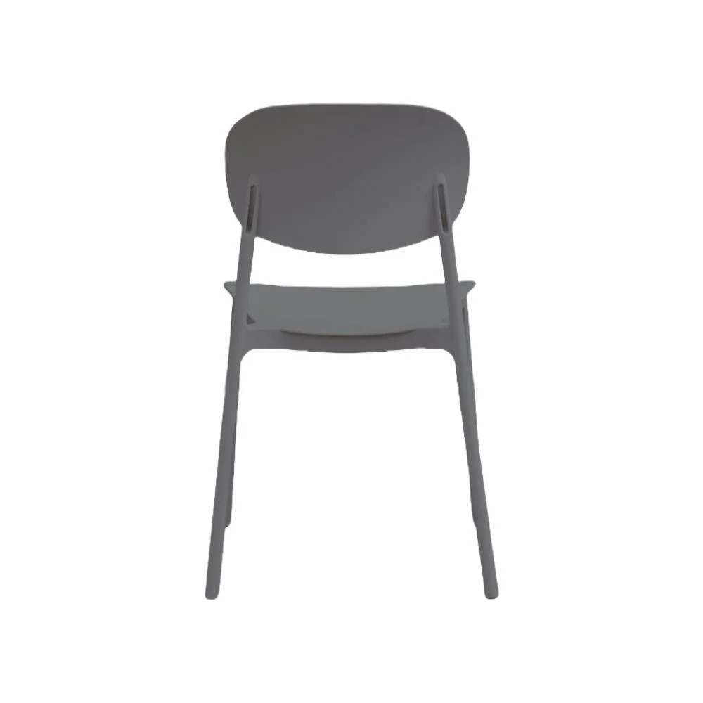 SILLA MILAN, COLOR GRIS OSCURO, CON ESPALDAR Y DISEÑO MODERNO X4 - Image 11