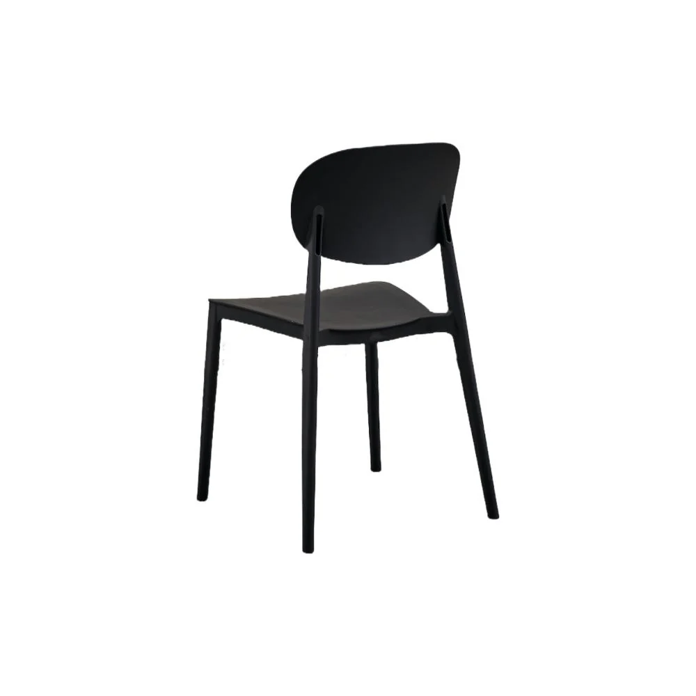 SILLA MILAN, COLOR NEGRO, CON ESPALDAR Y DISEÑO MODERNO X4 - Image 10