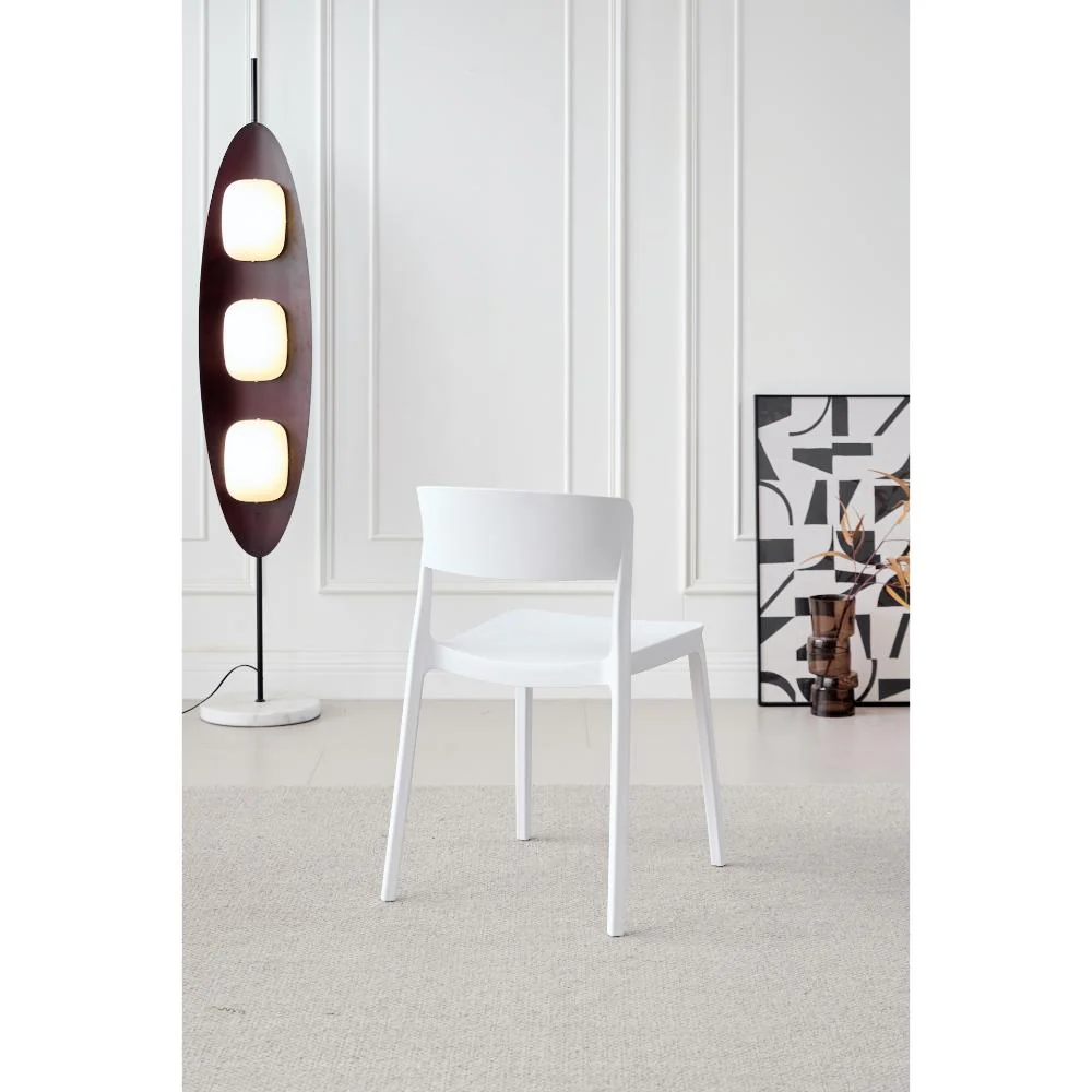 SILLA MONACO, COLOR BLANCO, CON ESPALDAR Y DISEÑO MODERNO - Image 6