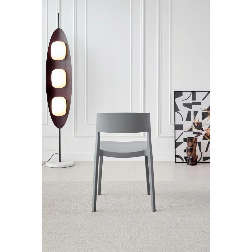 SILLA MONACO, COLOR GRIS OSCURO, CON ESPALDAR Y DISEÑO MODERNO - Image 7