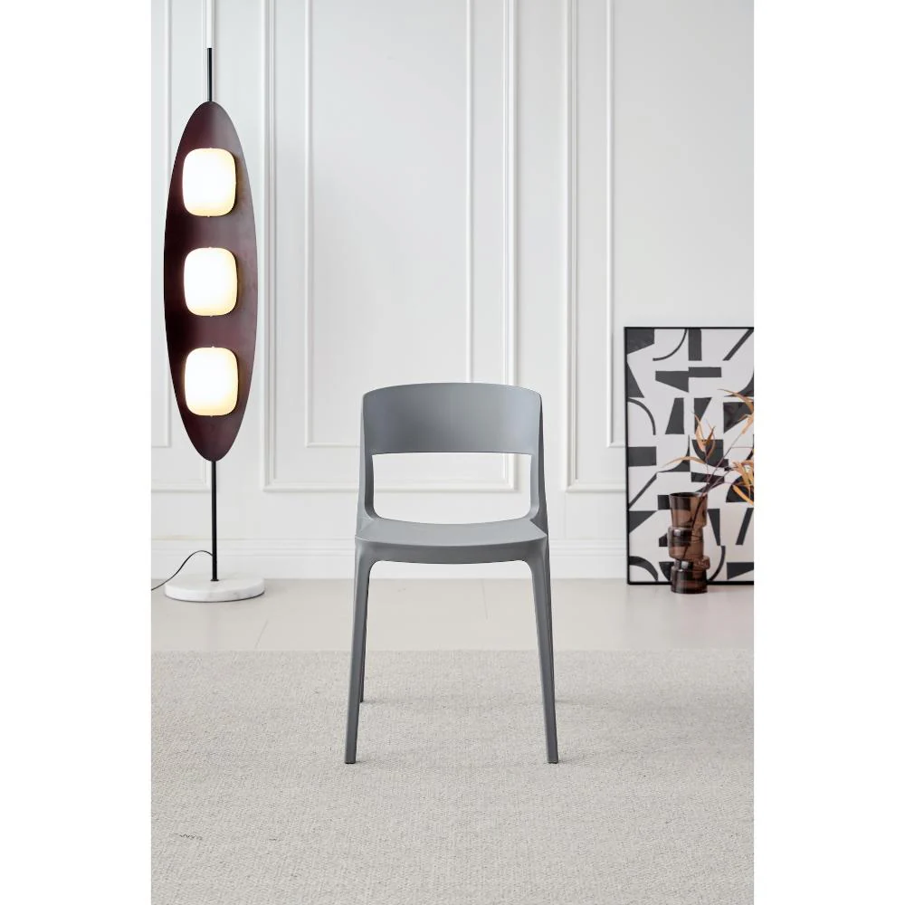 SILLA MONACO, COLOR GRIS OSCURO, CON ESPALDAR Y DISEÑO MODERNO - Image 9