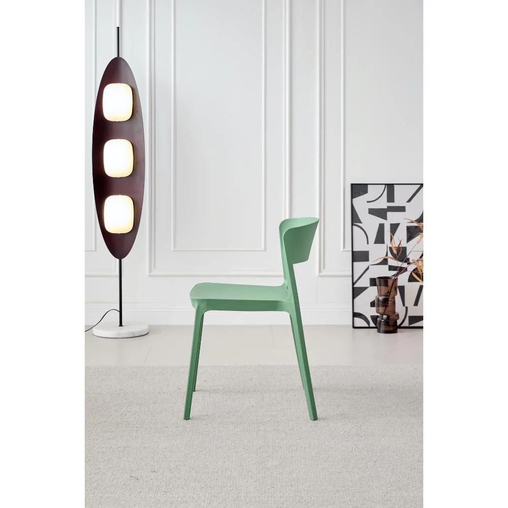 SILLA MONACO, COLOR VERDE OLIVA, CON ESPALDAR Y DISEÑO MODERNO X4 - Image 4