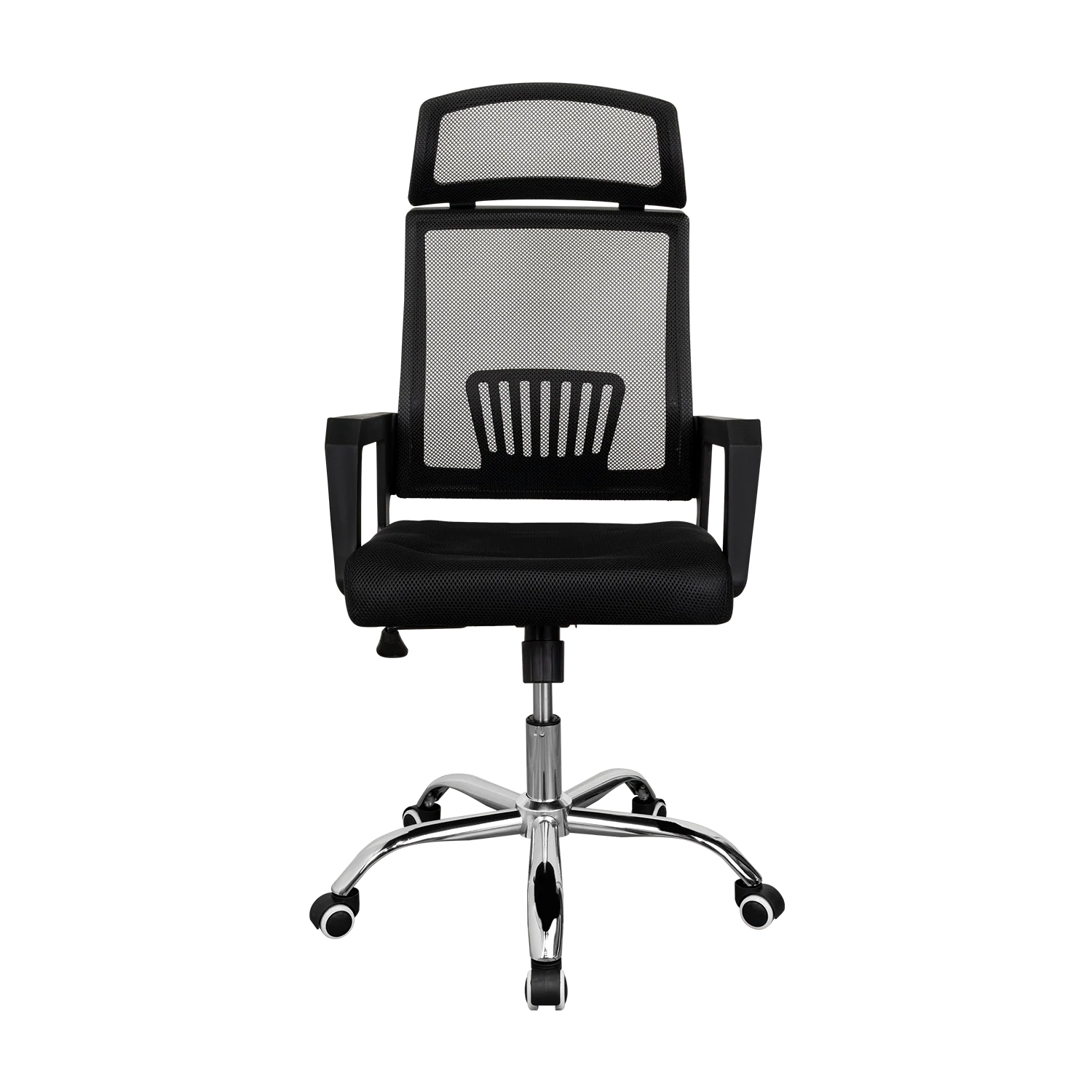 SILLA OFICINA X-57B, WENGUE, CON CÓMODO ESPALDAR Y RODACHINES - Image 2