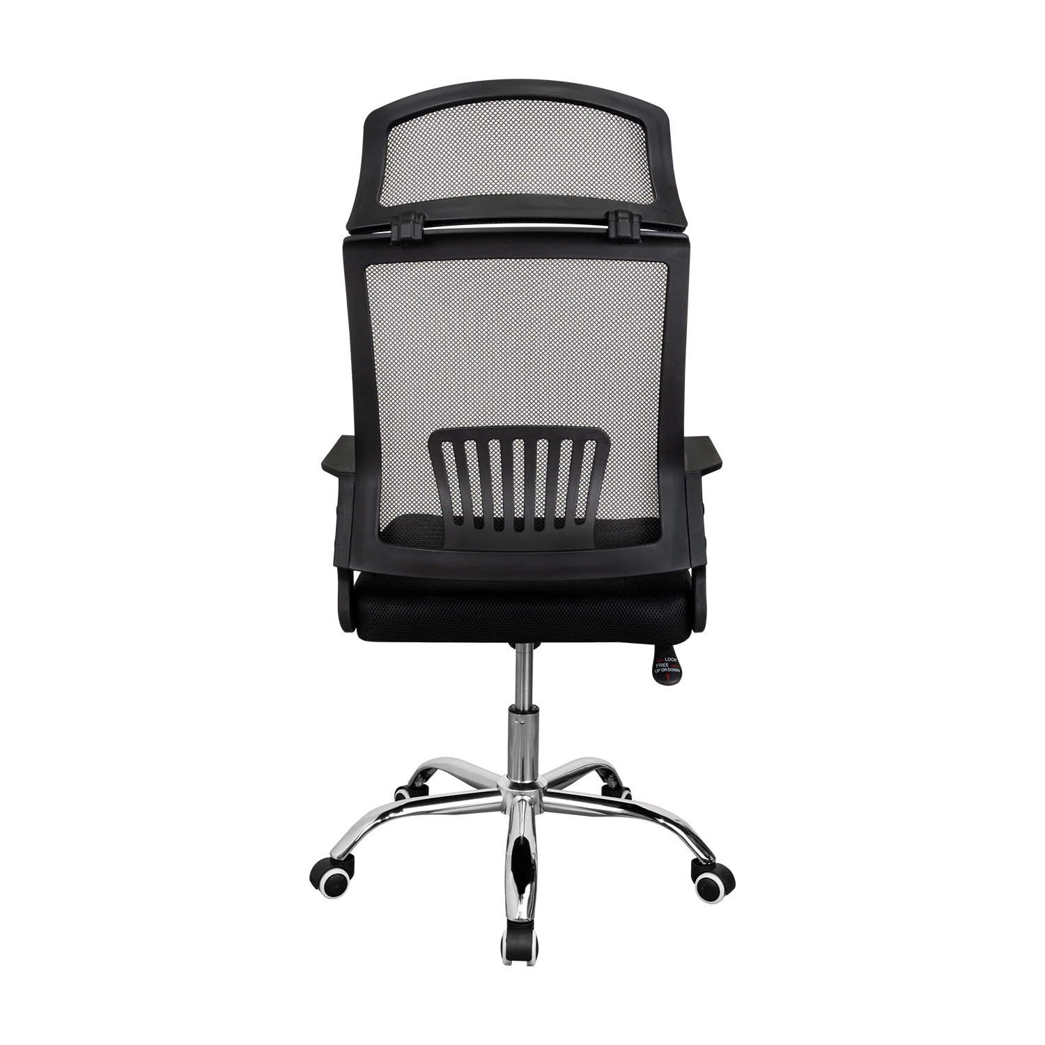 SILLA OFICINA X-57B, WENGUE, CON CÓMODO ESPALDAR Y RODACHINES - Image 4