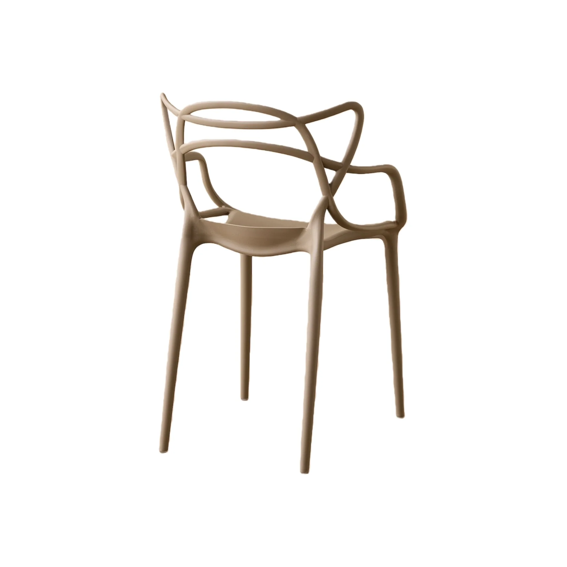 Silla Sumi, Color Taupe, Con espaldar y diseño Moderno - Image 10