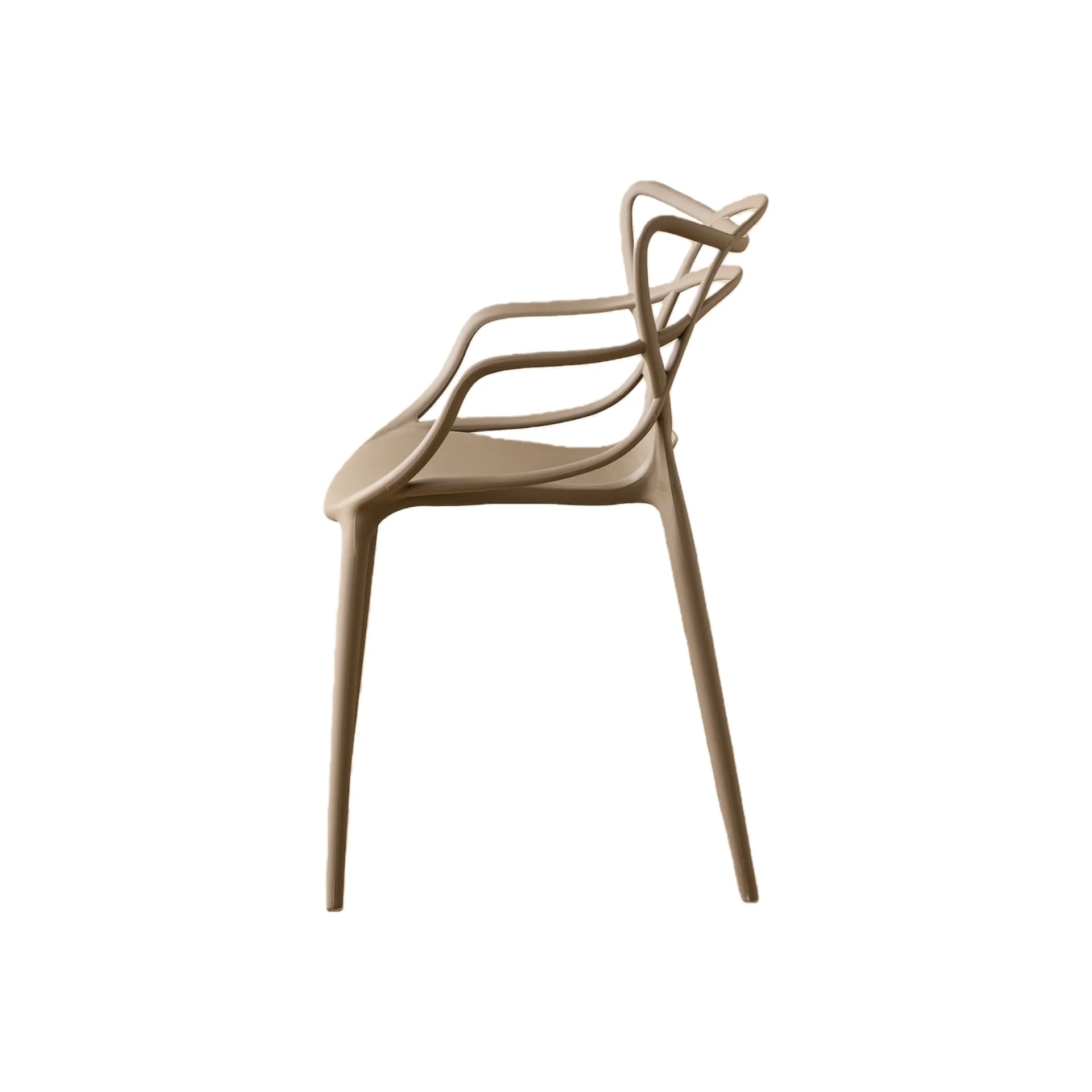 Silla Sumi, Color Taupe, Con espaldar y diseño Moderno - Image 9