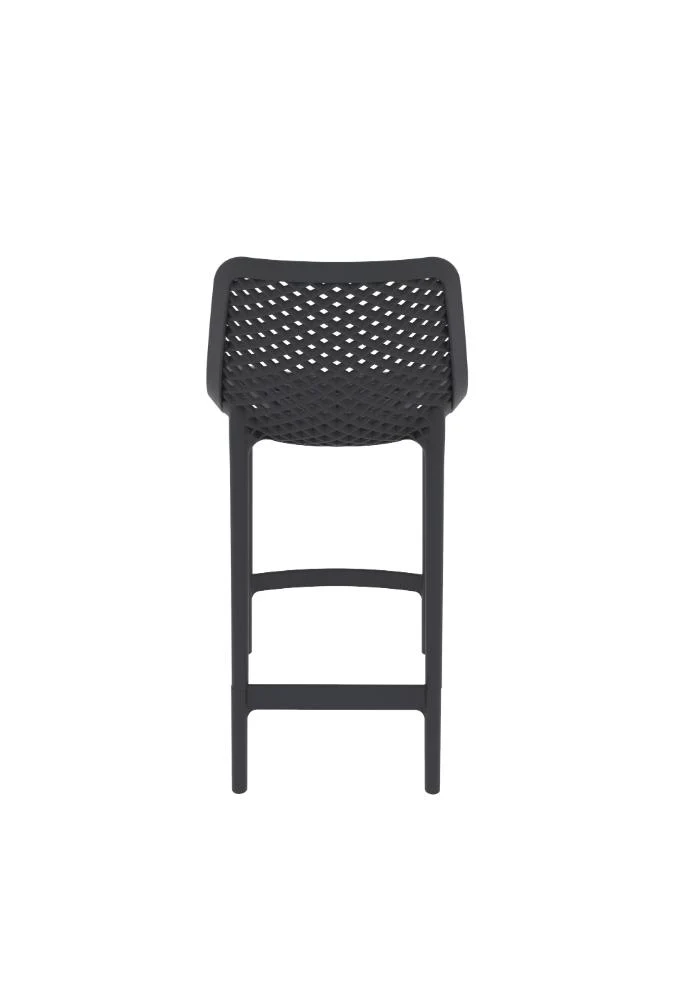 Silla para Bar Miame, Color Negro, con reposa pies en diseño Moderno - Image 6
