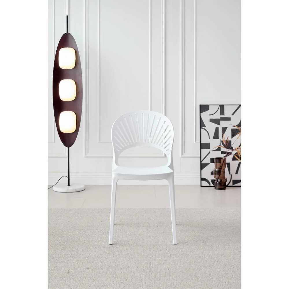 SILLA PARAISO, COLOR BLANCO, CON ESPALDAR Y DISEÑO MODERNO - Image 7