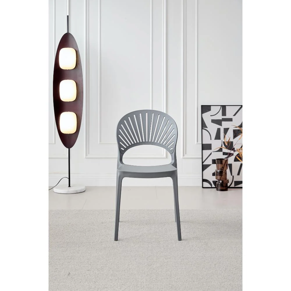 SILLA PARAISO, COLOR GRIS OSCURO, CON ESPALDAR Y DISEÑO MODERNO - Image 7