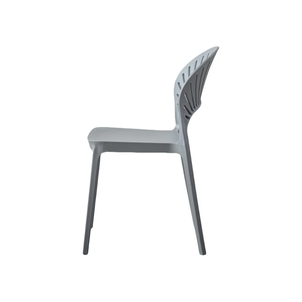 SILLA PARAISO, COLOR GRIS OSCURO, CON ESPALDAR Y DISEÑO MODERNO X4 - Image 14