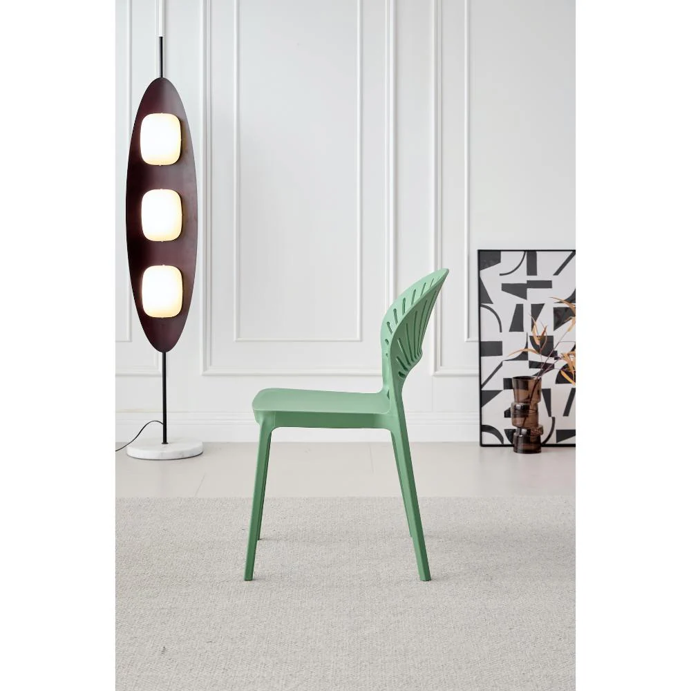 SILLA PARAISO, COLOR VERDE OLIVA, CON ESPALDAR Y DISEÑO MODERNO - Image 2