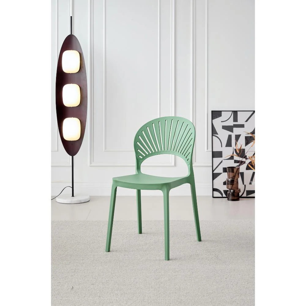 SILLA PARAISO, COLOR VERDE OLIVA, CON ESPALDAR Y DISEÑO MODERNO - Image 5