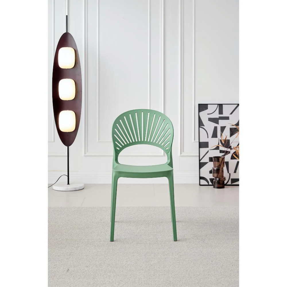 SILLA PARAISO, COLOR VERDE OLIVA, CON ESPALDAR Y DISEÑO MODERNO - Image 6