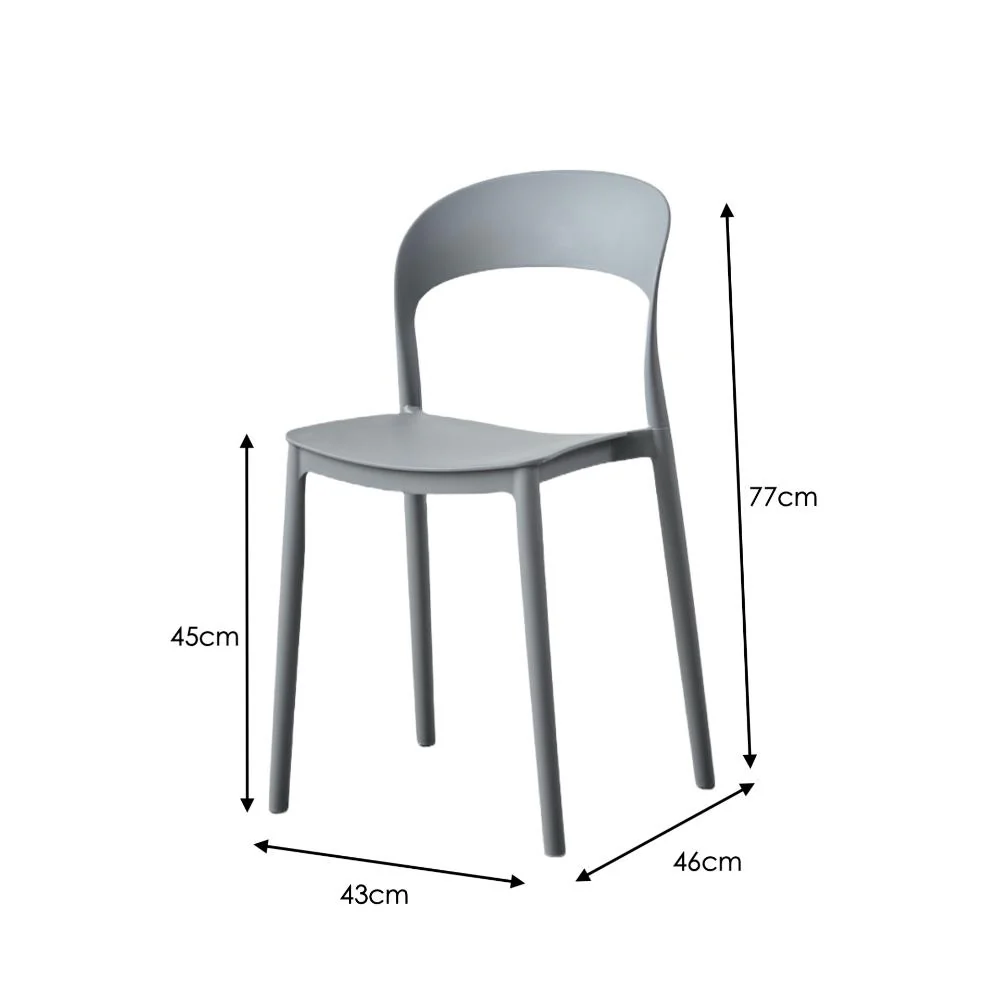 SILLA PATRICK, COLOR GRIS OSCURO, CON ESPALDAR Y DISEÑO MODERNO - Image 16