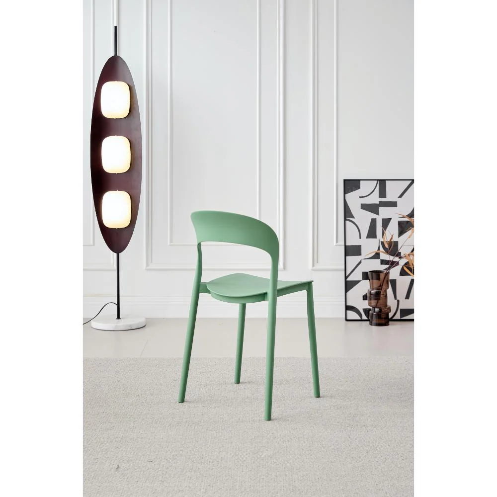 SILLA PATRICK, COLOR VERDE OLIVA, CON ESPALDAR Y DISEÑO MODERNO - Image 4